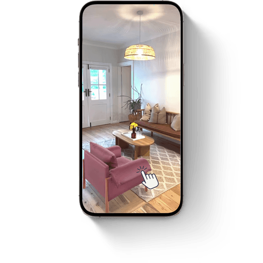 AR mockup scene